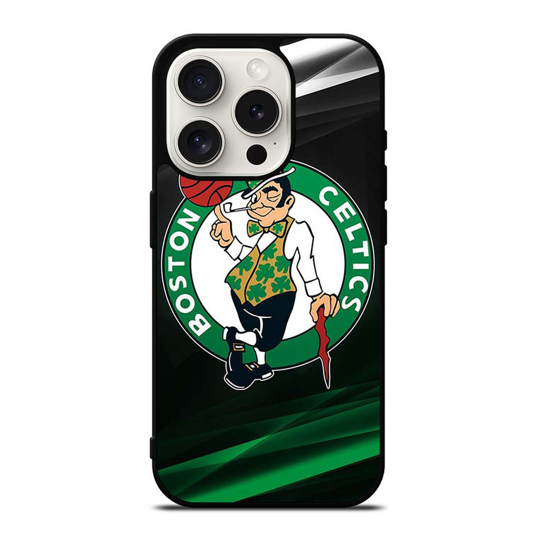 BOSTON CELTICS NBA LOGO iPhone 15 Pro Case Cover
