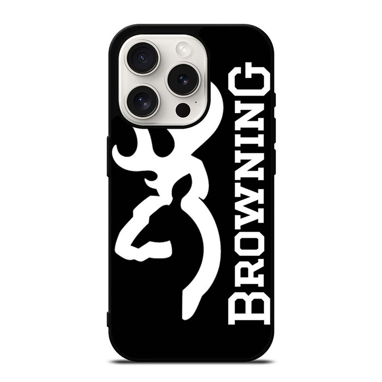 BROWNING ARMS LANDSCAPE LOGO iPhone 15 Pro Case Cover