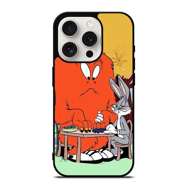 BUGS BUNNY AND GOSSAMER RED LOONEY TUNES iPhone 15 Pro Case Cover