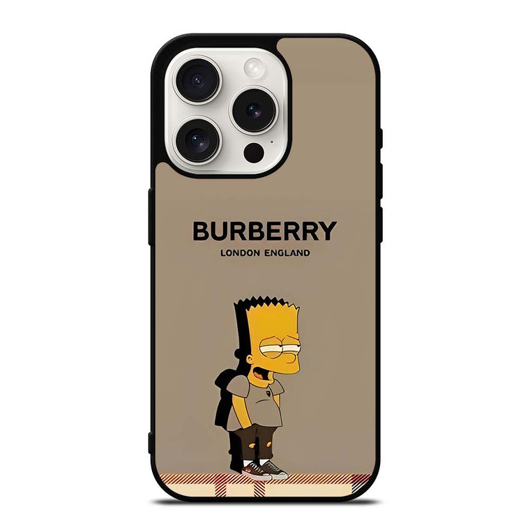 BURBERRY LONDON THE SIMPSONS iPhone 15 Pro Case Cover