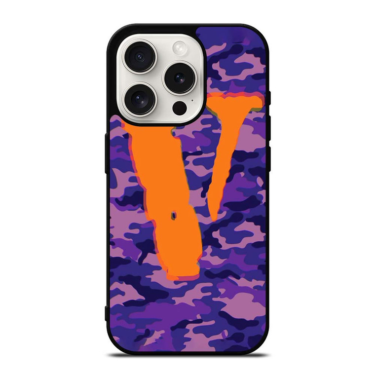 CAMO VLONE LOGO iPhone 15 Pro Case Cover