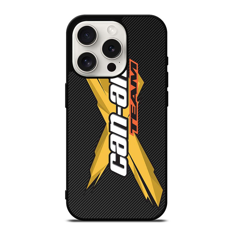 CAN AM X TEAM CARBON iPhone 15 Pro Case Cover