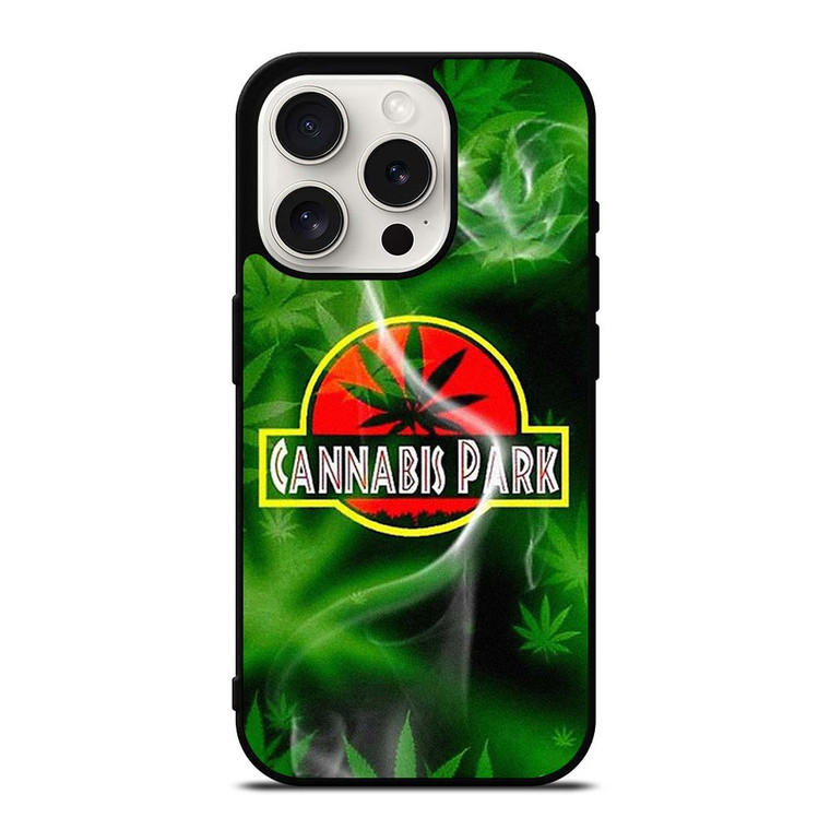 CANNABIS PARK FUNNY iPhone 15 Pro Case Cover