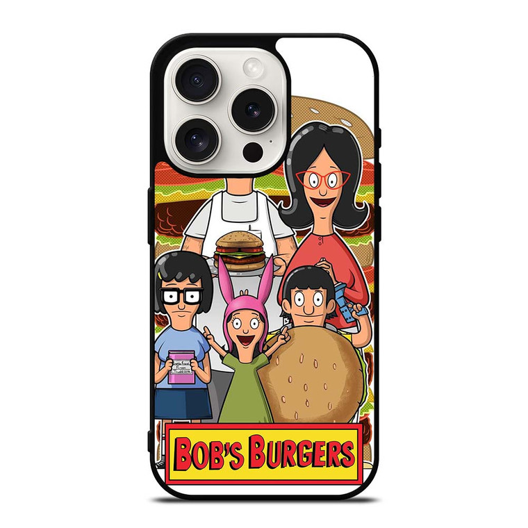 CARTOON BOB'S BURGERS iPhone 15 Pro Case Cover