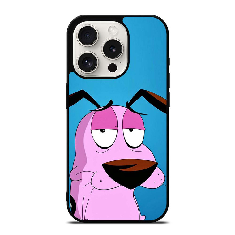 CARTOON COURAGE THE COWARDLY DOG iPhone 15 Pro Case Cover CARTOON COURAGE THE COWARDLY DOG iPhone 15 Pro Case Cover