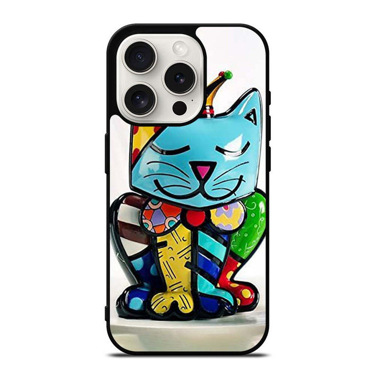 CAT ROMERO BRITTO iPhone 15 Pro Case Cover
