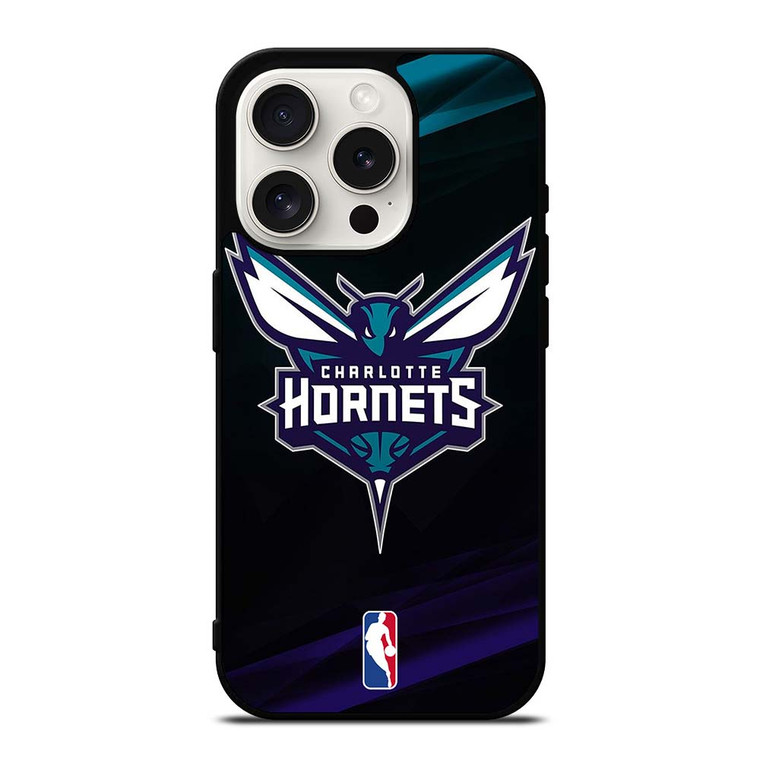 CHARLOTTE HORNETS NBA LOGO iPhone 15 Pro Case Cover
