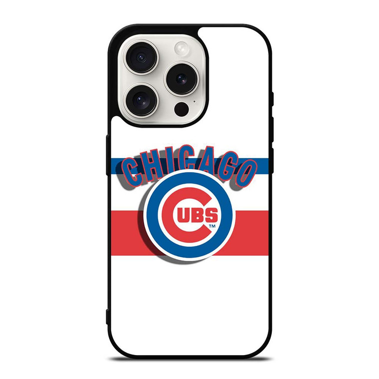 CHICAGO CUBS MLB SIMPEL LOGO iPhone 15 Pro Case Cover