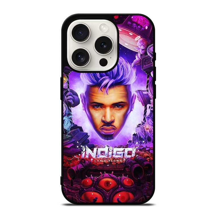 CHRIS BROWN INDIGO ALBUM COVER iPhone 15 Pro Case Cover