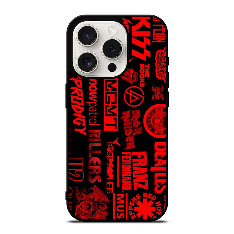 CLASSIC ROCK BAND LOGO iPhone 15 Pro Case Cover