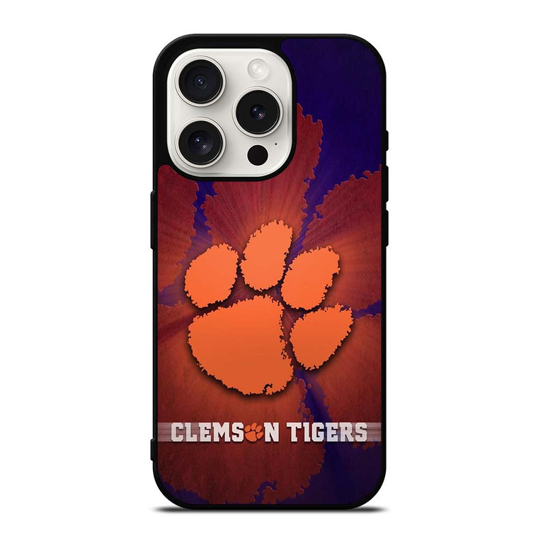 CLEMSON TIGERS SYMBOL iPhone 15 Pro Case Cover