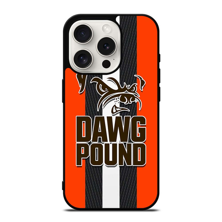 CLEVELAND BROWNS DAWG POUND iPhone 15 Pro Case Cover