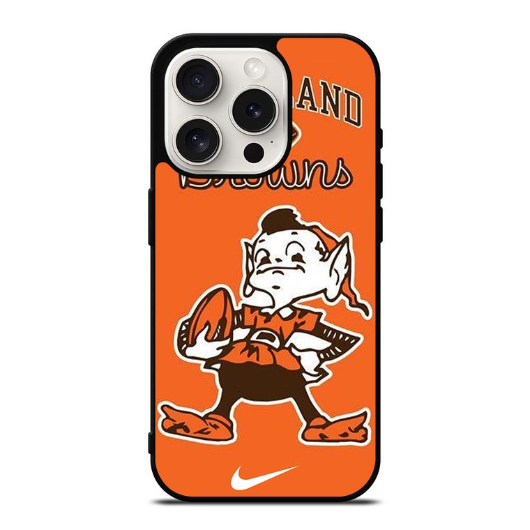 CLEVELAND BROWNS FOOTBALL MASCOT iPhone 15 Pro Case Cover