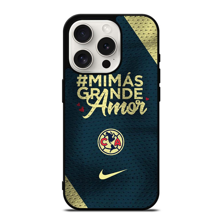 CLUB AMERICA MIMAS GRANDE AMOR NIKE iPhone 15 Pro Case Cover
