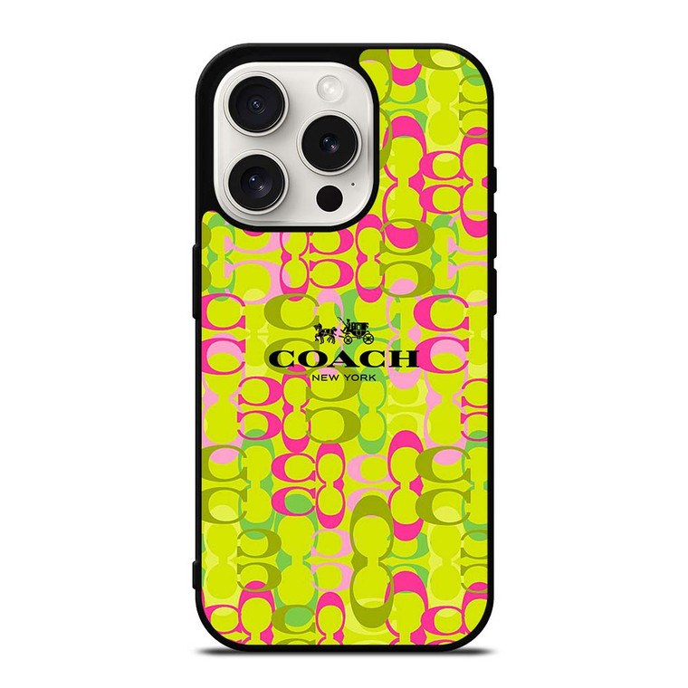 COACH NEW YORK NEW DESIGN iPhone 15 Pro Case Cover