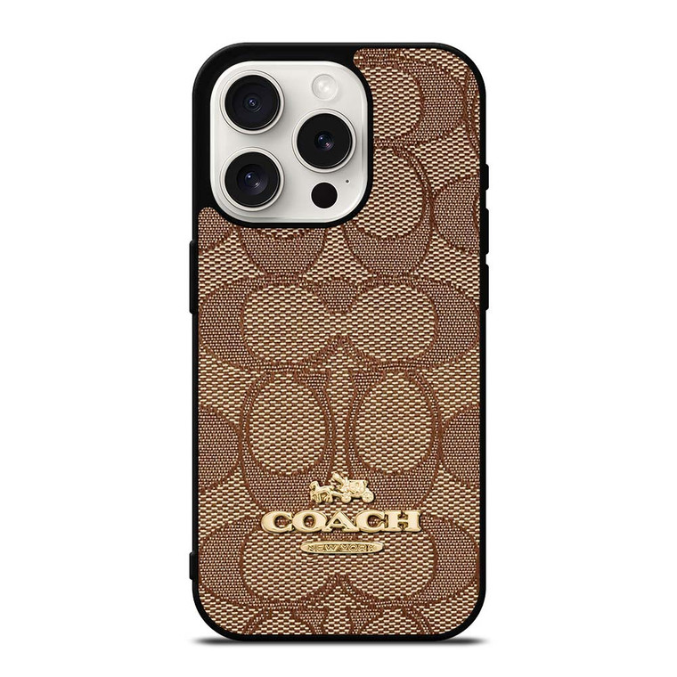 COACH NEW YORK PATTERN iPhone 15 Pro Case Cover