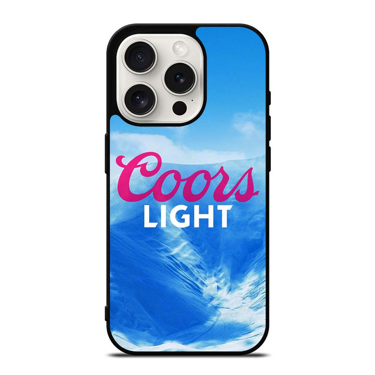 COORS LIGHT BEER ICED MOUNT iPhone 15 Pro Case Cover
