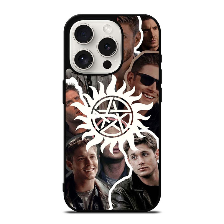 DEAN WINCHESTER SUPERNATURAL COLLAGE iPhone 15 Pro Case Cover