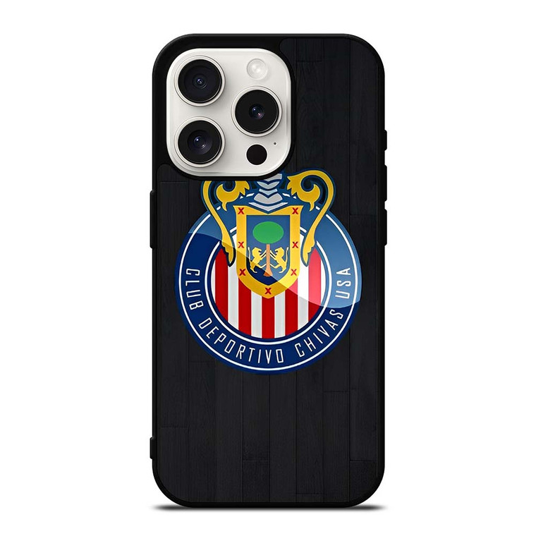 DEPORTIVO CHIVAS GUADALAJARA USA iPhone 15 Pro Case Cover