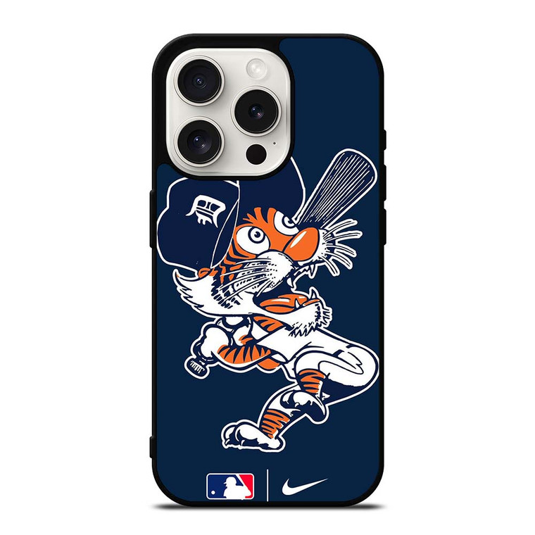 DETROIT TIGERS MLB NIKE LOGO iPhone 15 Pro Case Cover