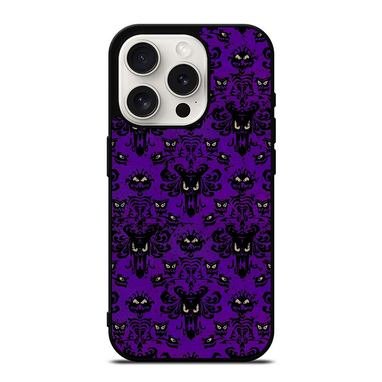 DISNEY THE HAUNTED MANSION PATTERN iPhone 15 Pro Case Cover