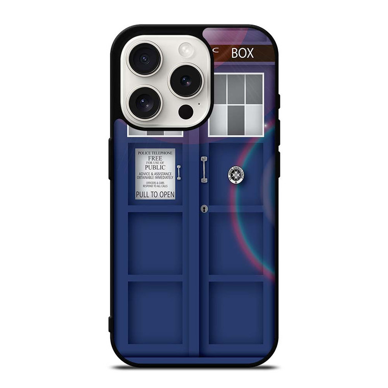 DOCTOR WHO PUBLIC CALL BOX iPhone 15 Pro Case Cover