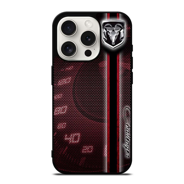 DODGE CHALLENGER SPEEDOMETER LOGO iPhone 15 Pro Case Cover
