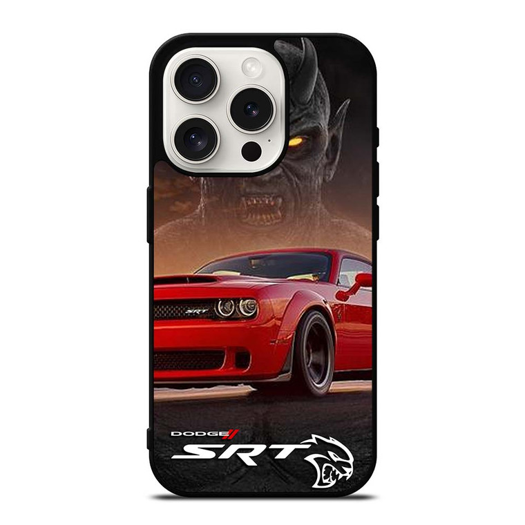 DODGE SRT DEMON CAR LOGO iPhone 15 Pro Case Cover