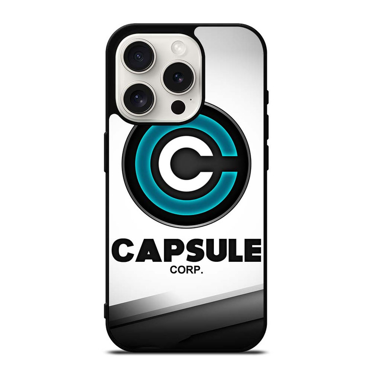 DRAGON BALL CAPSULE CORP LOGO iPhone 15 Pro Case Cover