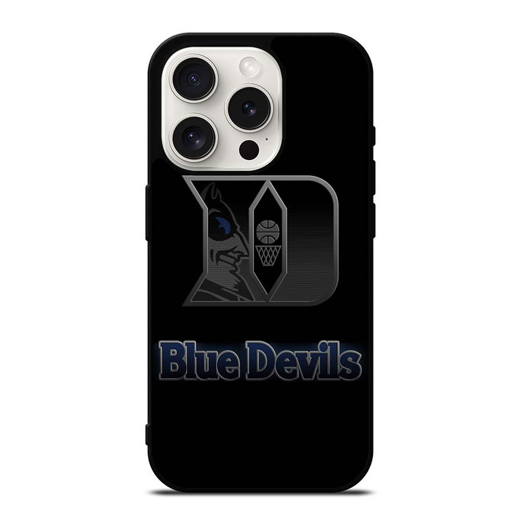 DUKE BLUE DEVILS LOGO NBA iPhone 15 Pro Case Cover