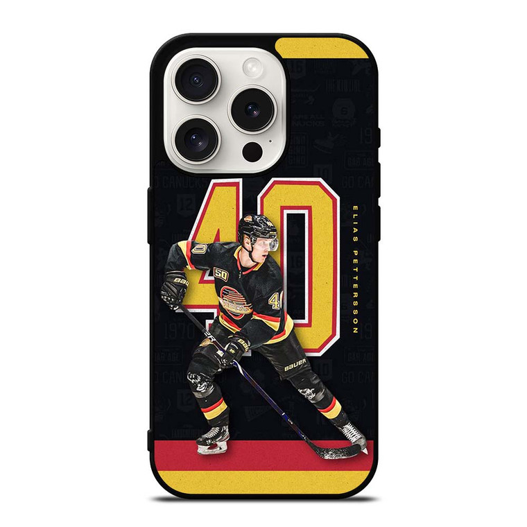 ELIAS PETTERSON VANCOUVER CANUCKS 2 iPhone 15 Pro Case Cover