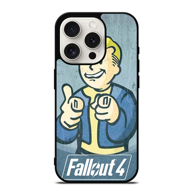 FALLOUT VAULT BOY POSTER iPhone 15 Pro Case Cover