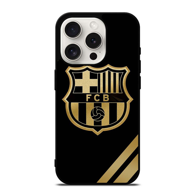 FC BARCELONA GOLD LOGO iPhone 15 Pro Case Cover