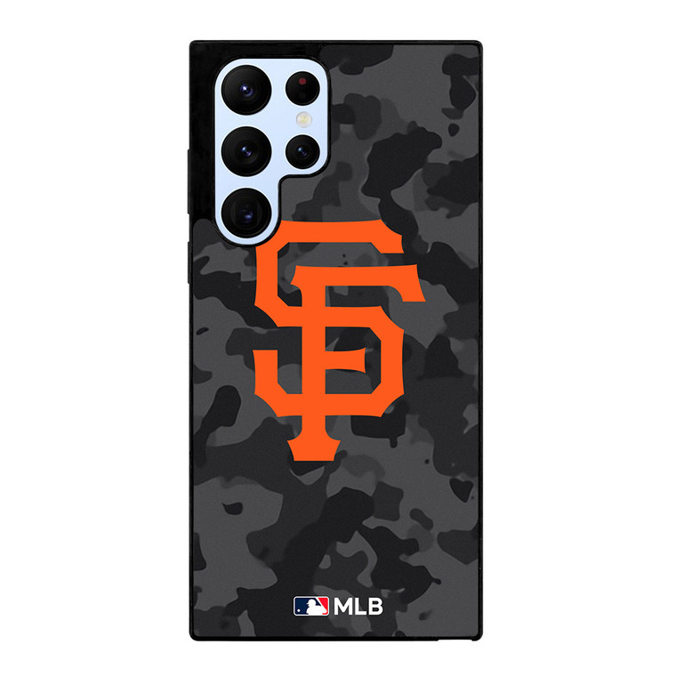 SAN FRANCISCO GIANTS BASEBALL BLACK CAMO Samsung Galaxy S22 Ultra Case Cover