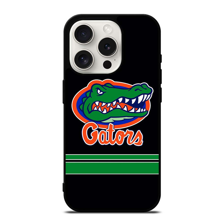 FLORIDA GATORS STRIPE LOGO iPhone 15 Pro Case Cover