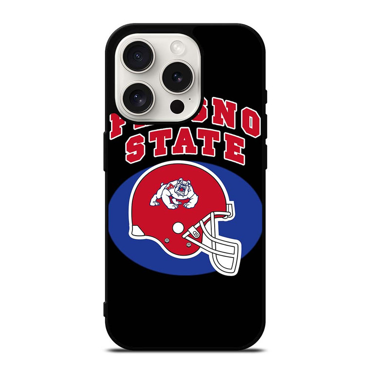 FRESNO STATE BULLDOGS LOGO iPhone 15 Pro Case Cover