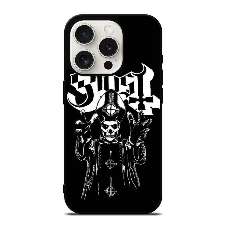 GHOST ROCK BAND SYMBOL iPhone 15 Pro Case Cover