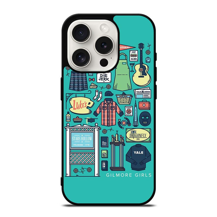 GILMORE GIRLS COLLAGE iPhone 15 Pro Case Cover