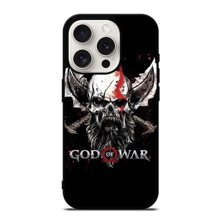 GOD OF WAR 4 SKULL ICON iPhone 15 Pro Case Cover