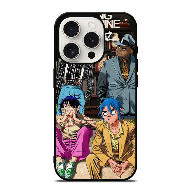 GORILLAZ BAND CARTOON iPhone 15 Pro Case Cover