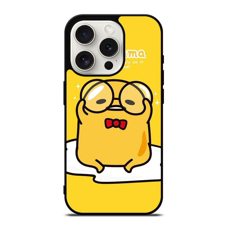 GUDETAMA LAZY EGG CUTE CARTOON iPhone 15 Pro Case Cover
