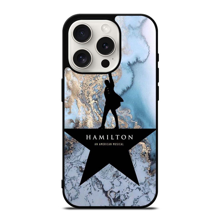 HAMILTON AN AMERICAN MUSICAL MARBLE iPhone 15 Pro Case Cover