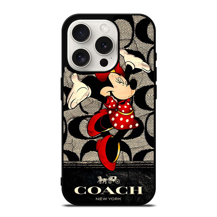 HAPPY COACH MINNIY MOUSE iPhone 15 Pro Case Cover