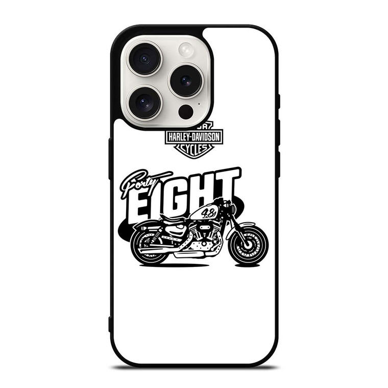 HARLEY DAVIDSON FORTY EIGHT ART iPhone 15 Pro Case Cover