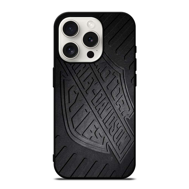 HARLEY DAVIDSON METAL LOGO iPhone 15 Pro Case Cover