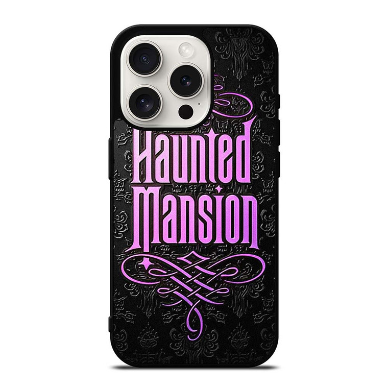 HAUNTED MANSION DISNEY LOGO iPhone 15 Pro Case Cover