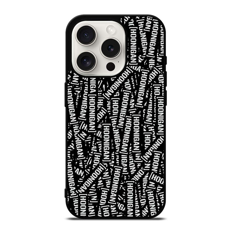 HOONIGAN RACING PATTERN iPhone 15 Pro Case Cover