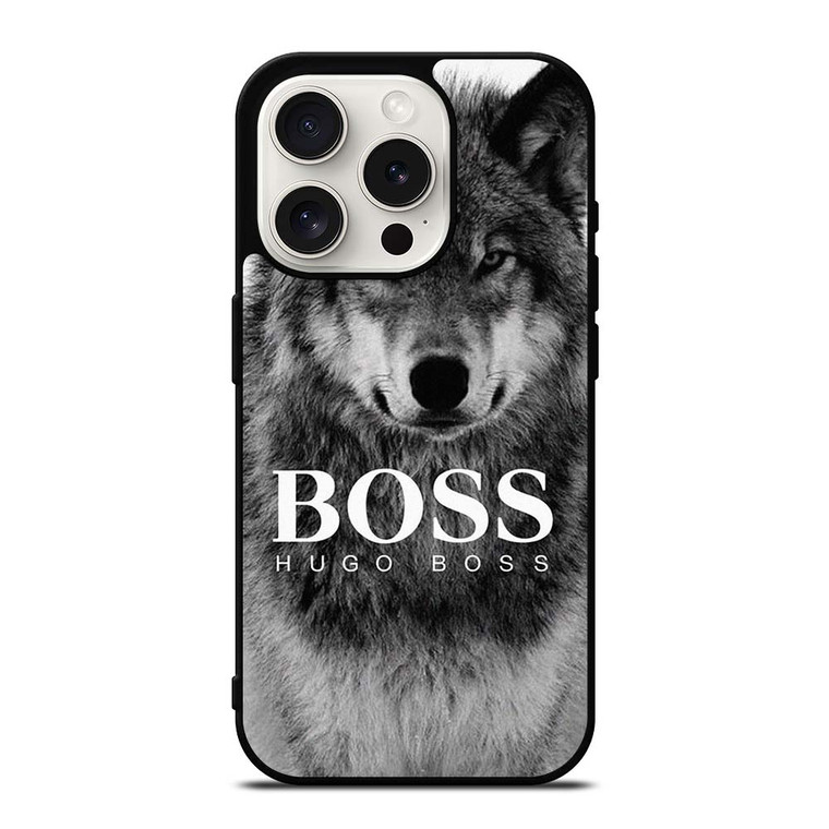 HUGO BOSS WOLF iPhone 15 Pro Case Cover HUGO BOSS WOLF iPhone 15 Pro Case Cover