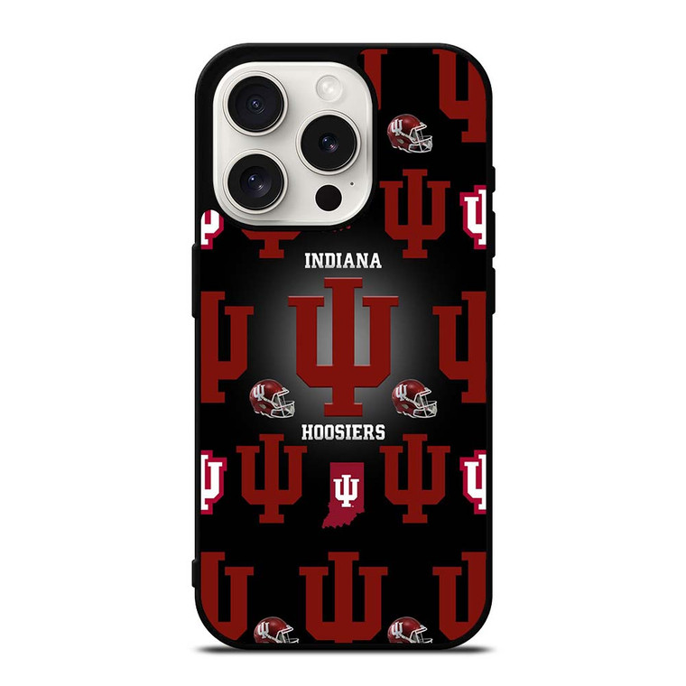 INDIANA HOOSIERS FOOTBALL iPhone 15 Pro Case Cover