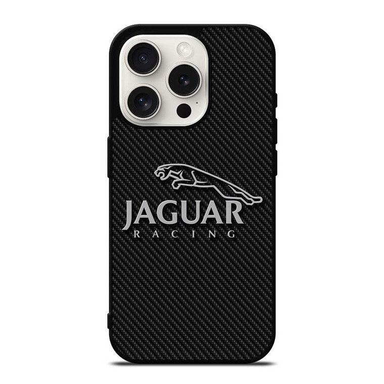 JAGUAR RACING CARBON LOGO iPhone 15 Pro Case Cover